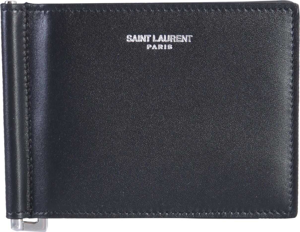 Saint Laurent Bill Clip Wallet BLACK