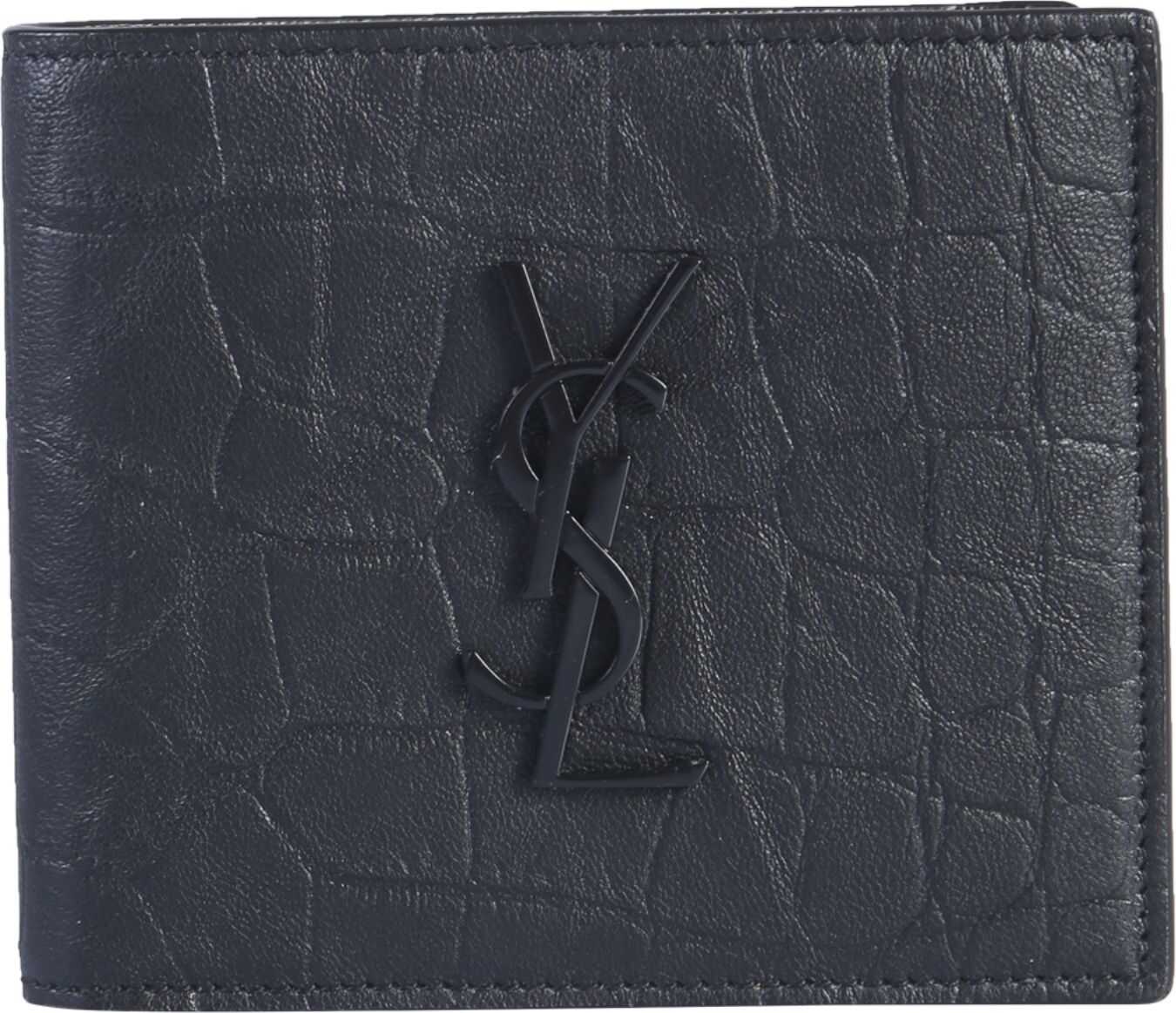 Saint Laurent Monogram East / West Wallet BLACK