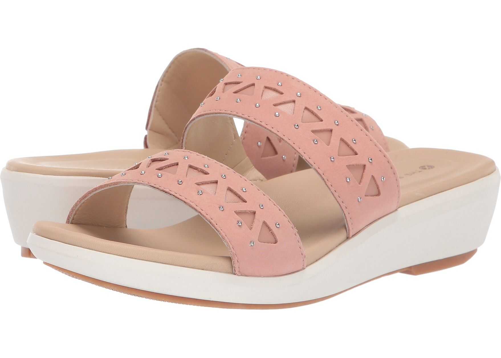 Hush Puppies Lyricale Two-Band Pale Peach Nubuck