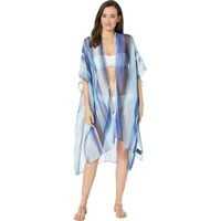 Imbracaminte de plaja Poly Chiffon Long Swim Cover-Up Top Femei
