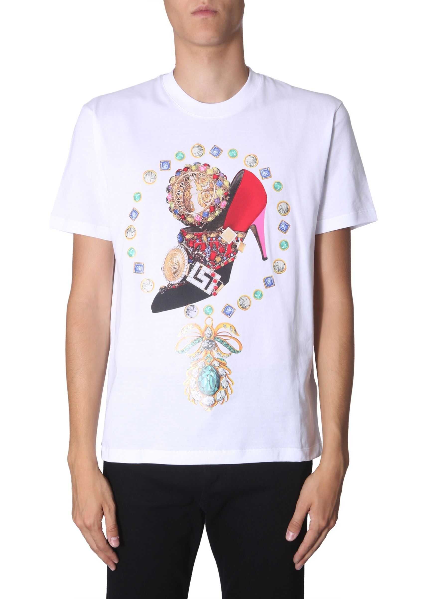 Versace Round Neck T-Shirt WHITE