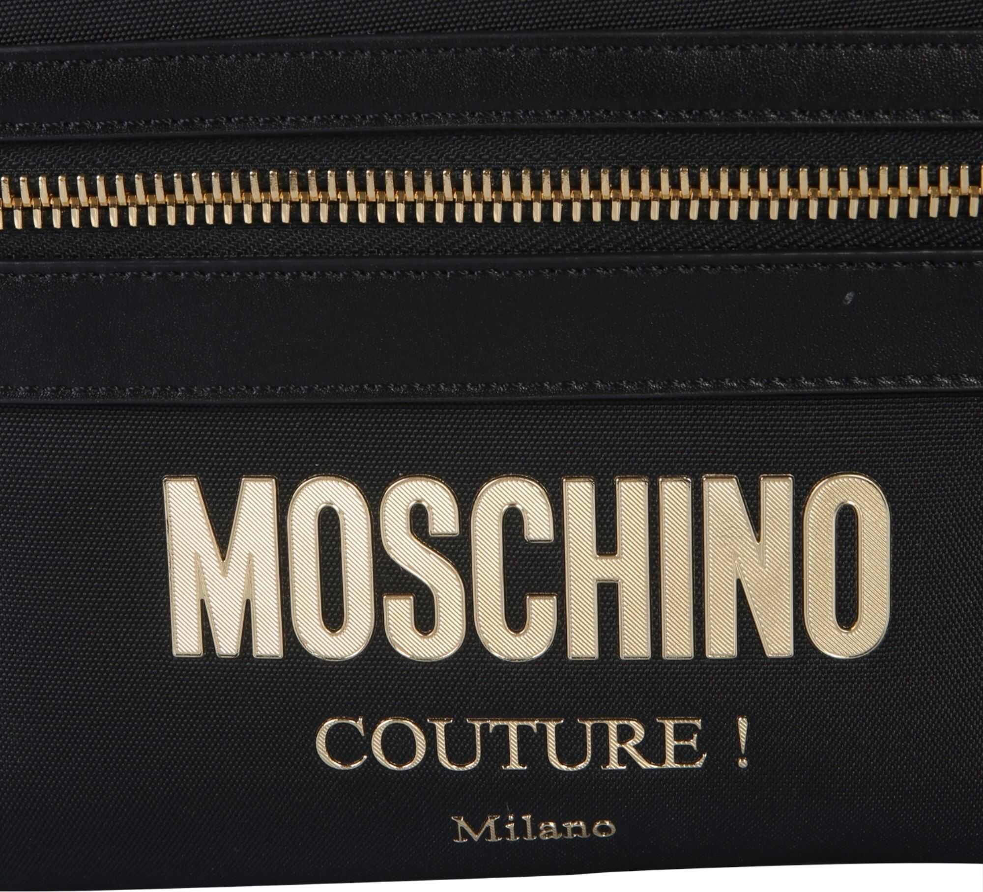 Moschino Backpack With Logo BLACK