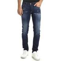 Blugi slim fit Sleenker-X Jeans In Blue Barbati