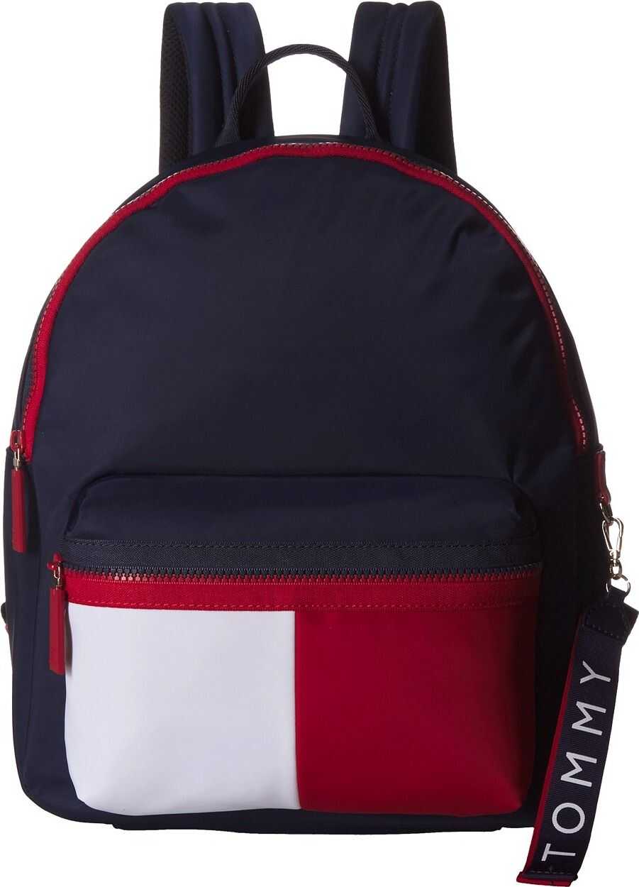 Tommy Hilfiger Leah Dome Backpack Navy/Red/White