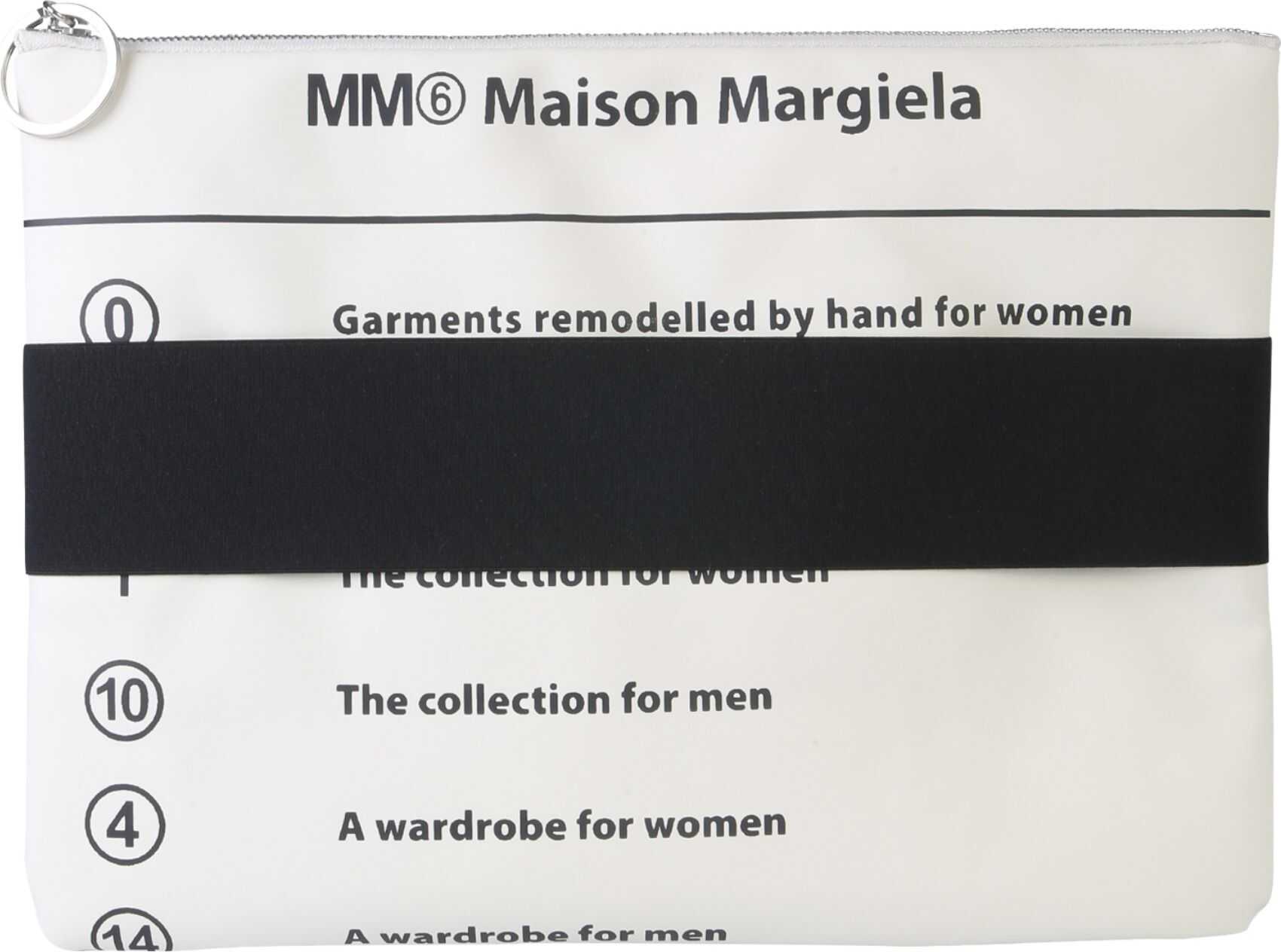 MM6 Maison Margiela Clutch With Elastic Band WHITE