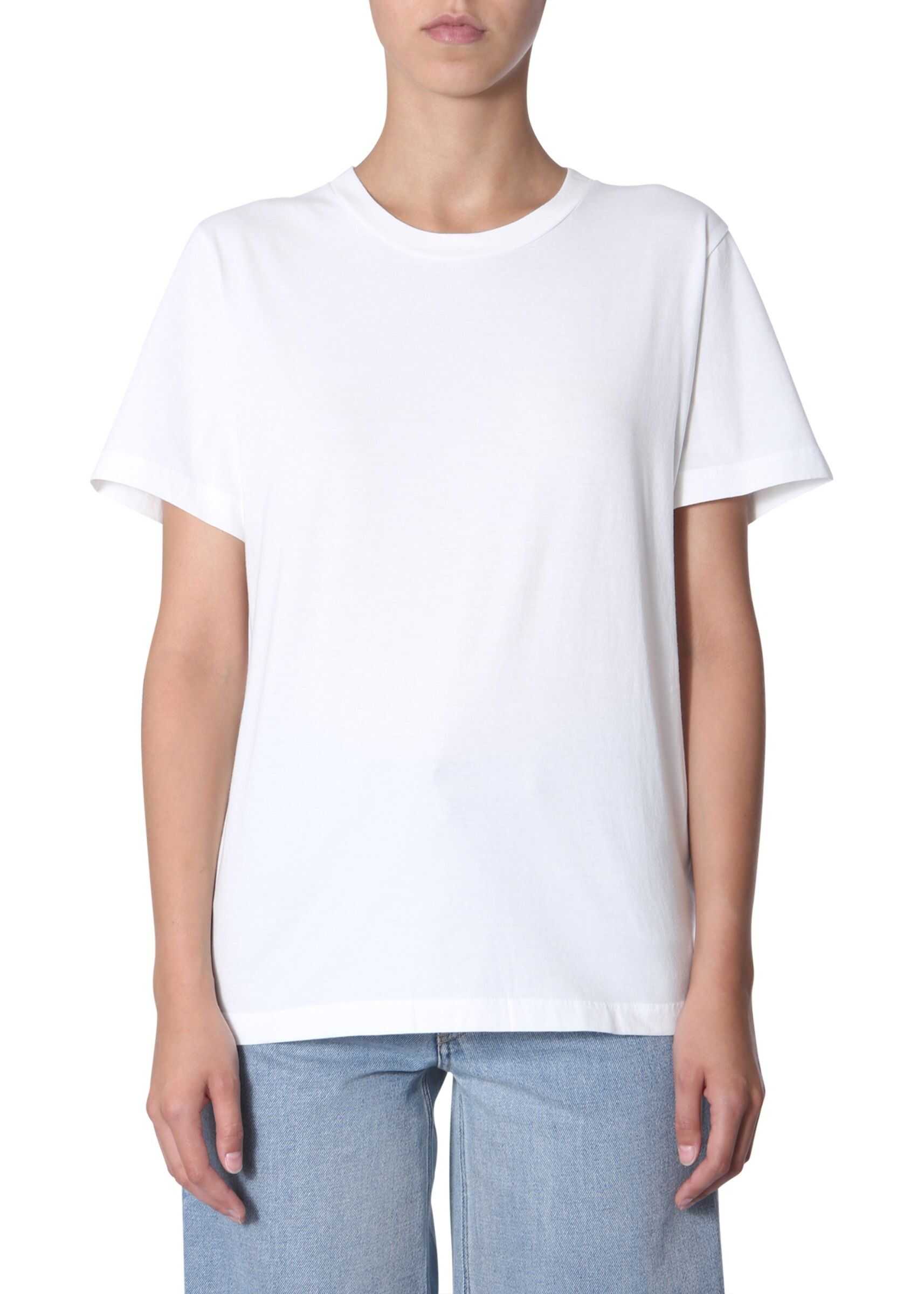 MM6 Maison Margiela Round Neck T-Shirt WHITE