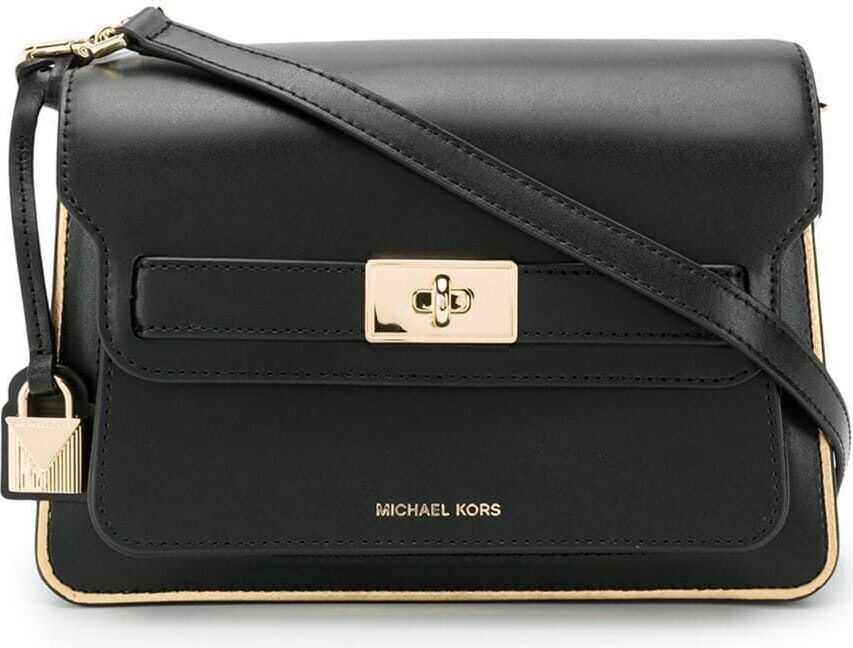 Michael Kors Leather Shoulder Bag BLACK