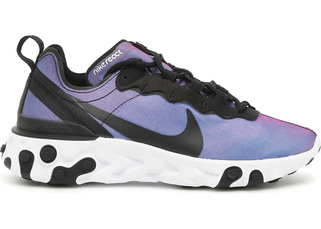 Nike React Element 55 Sneakers* BLACK LASER FUCHSIA WHITE