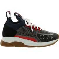 Sneakers Chain Reaction Sneakers In Black And Blue Barbati