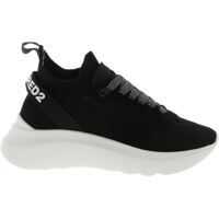 Sneakers Lace-Up Low Top Sneakers In Black Femei