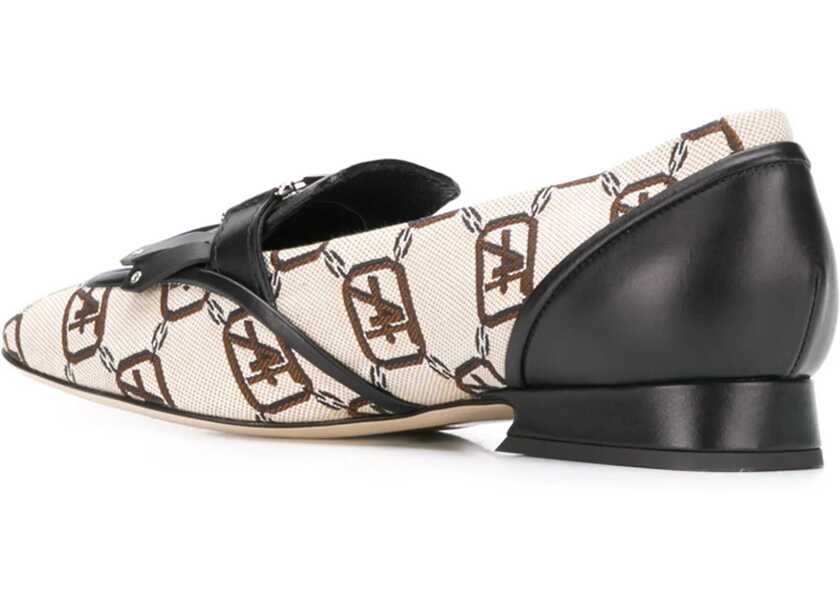 Mocasini Alberta Ferretti Logo Moccasin MULTICOLOUR Femei (BM 6943390) 3