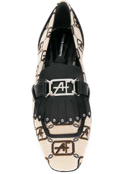 Mocasini Alberta Ferretti Logo Moccasin MULTICOLOUR Femei (BM 6943390) 4