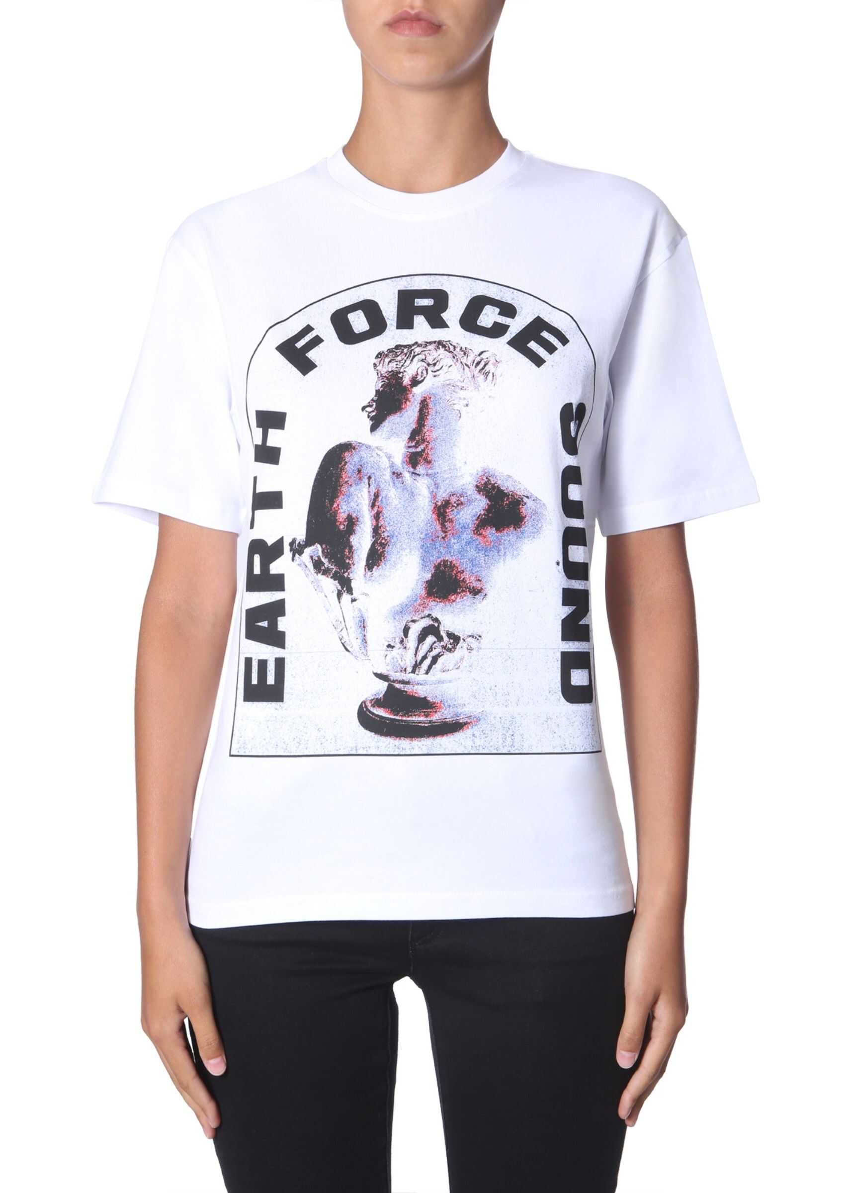 MCQ Alexander McQueen Round Neck T-Shirt WHITE