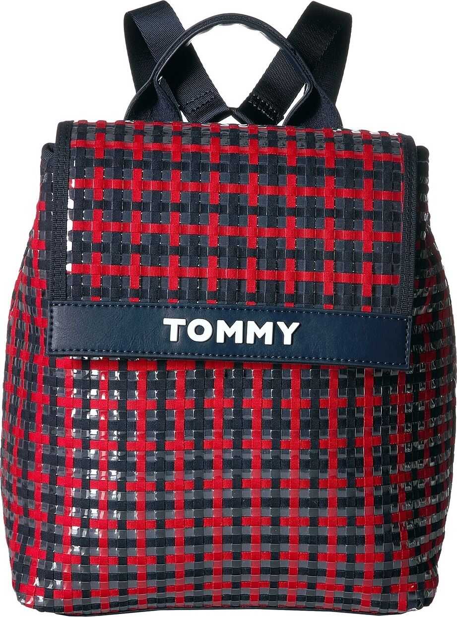 Tommy Hilfiger Laie Woven Backpack Navy/Red/White