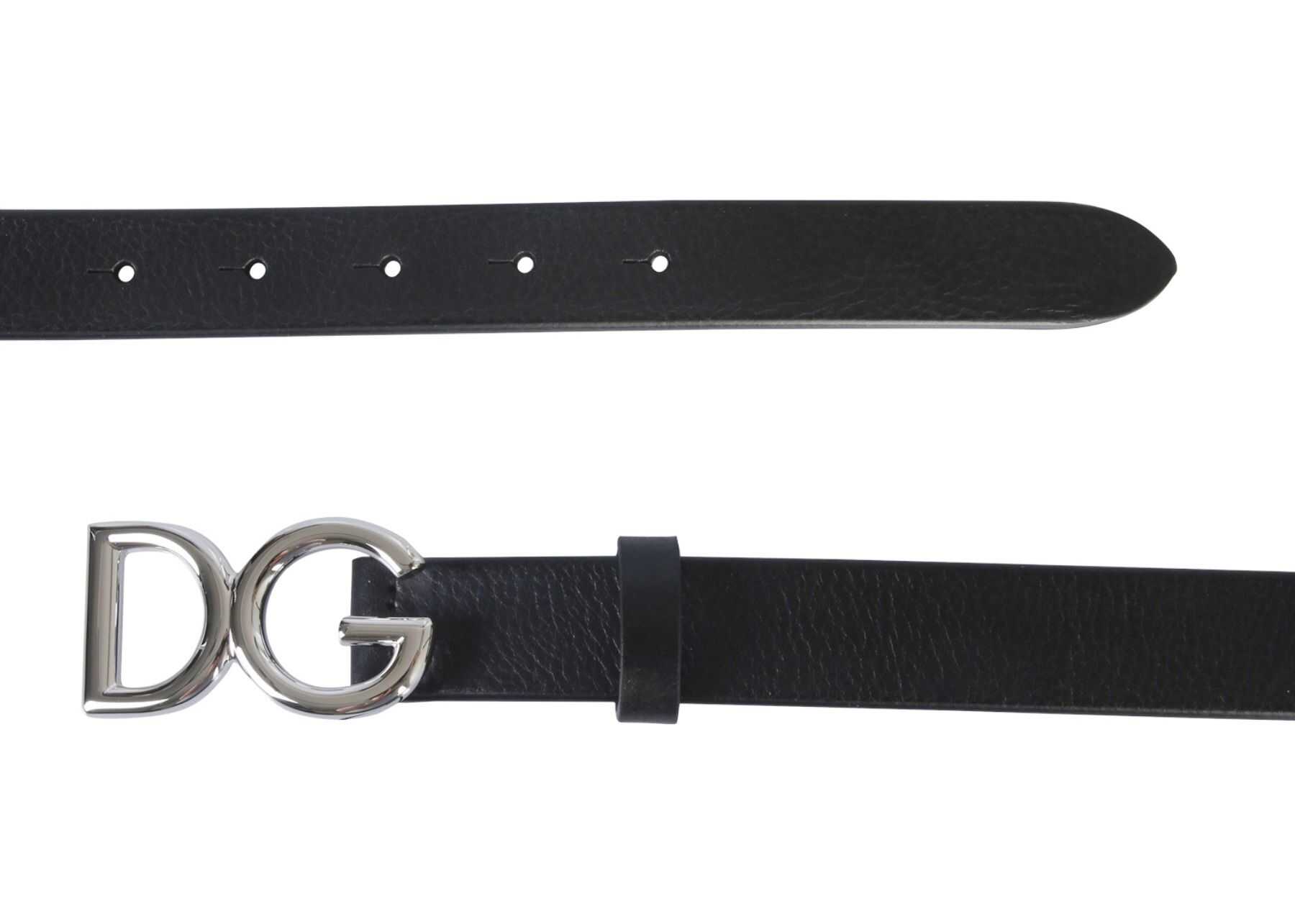 Dolce & Gabbana Leather Belt BLACK