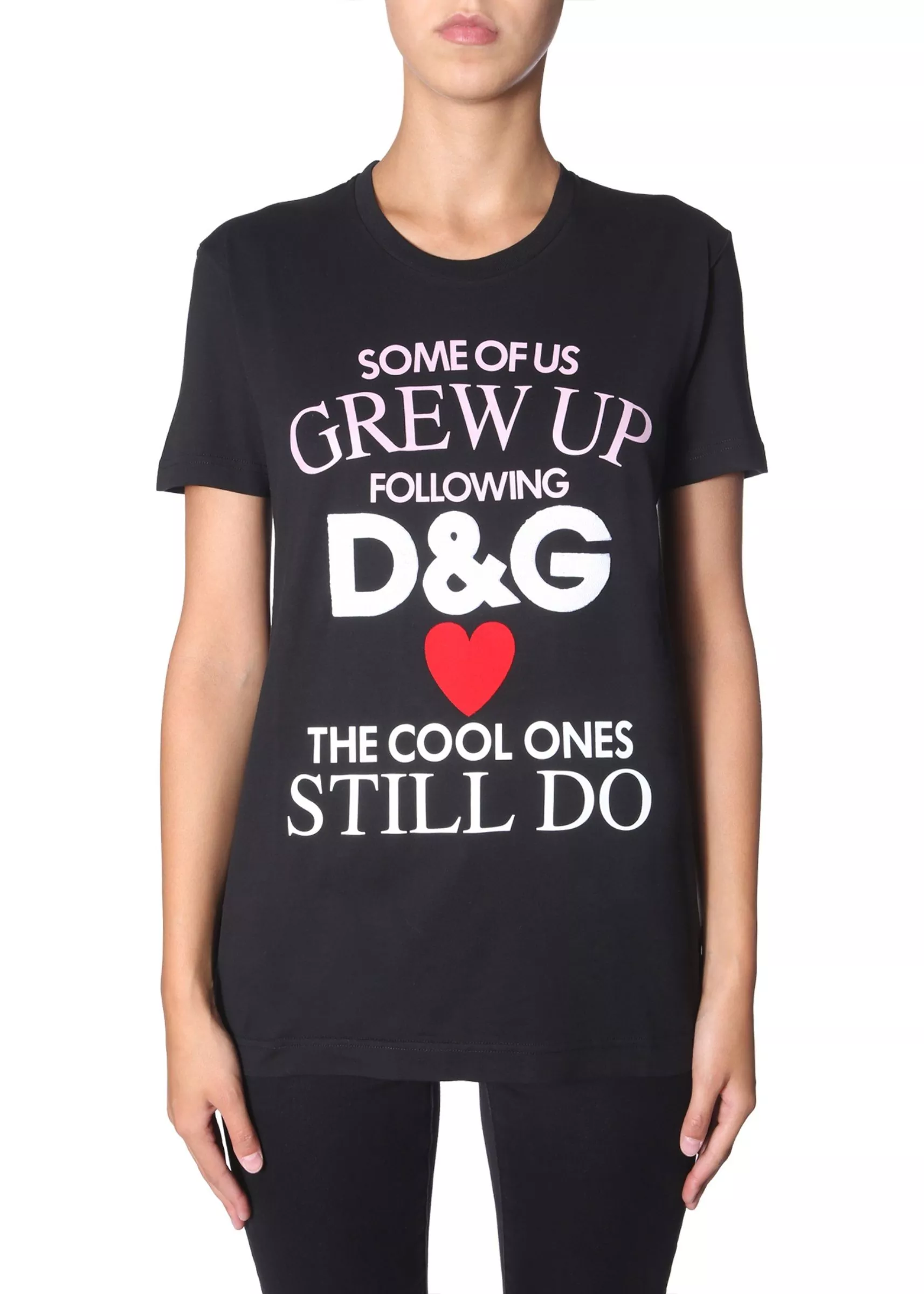 Dolce & Gabbana Round Neck T-Shirt BLACK