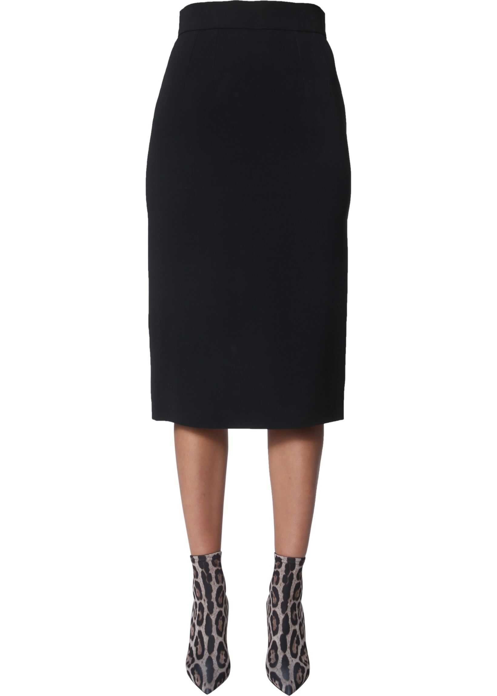 Dolce & Gabbana Midi Skirt BLACK