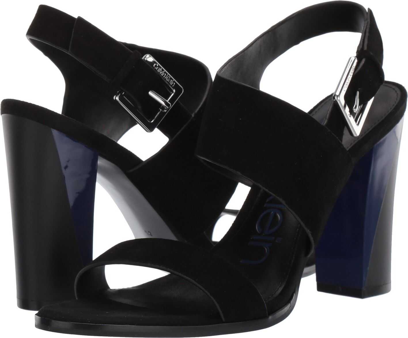 Calvin Klein Carina Black Leather Suede