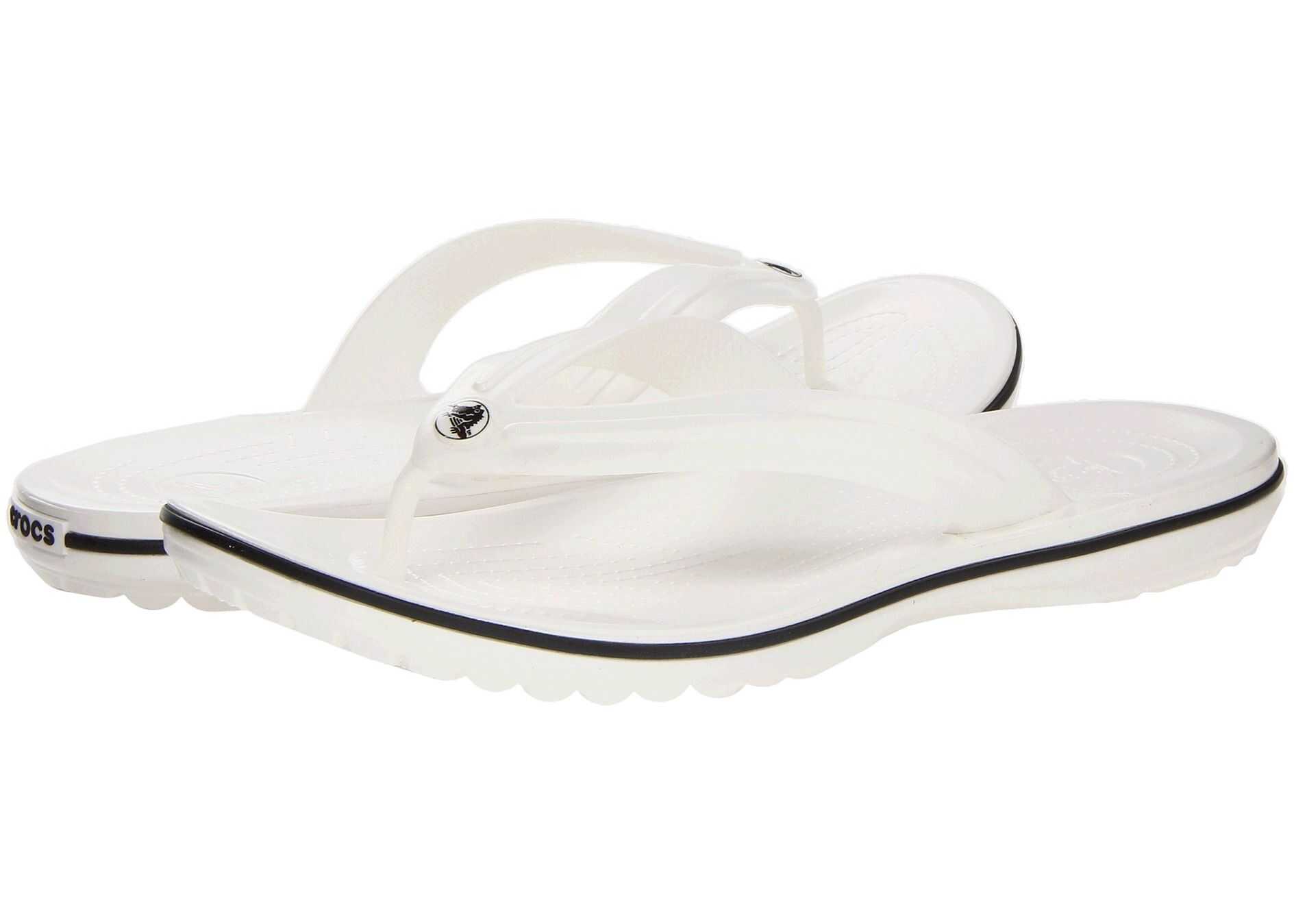 Slap Crocs Crocband Flip White
