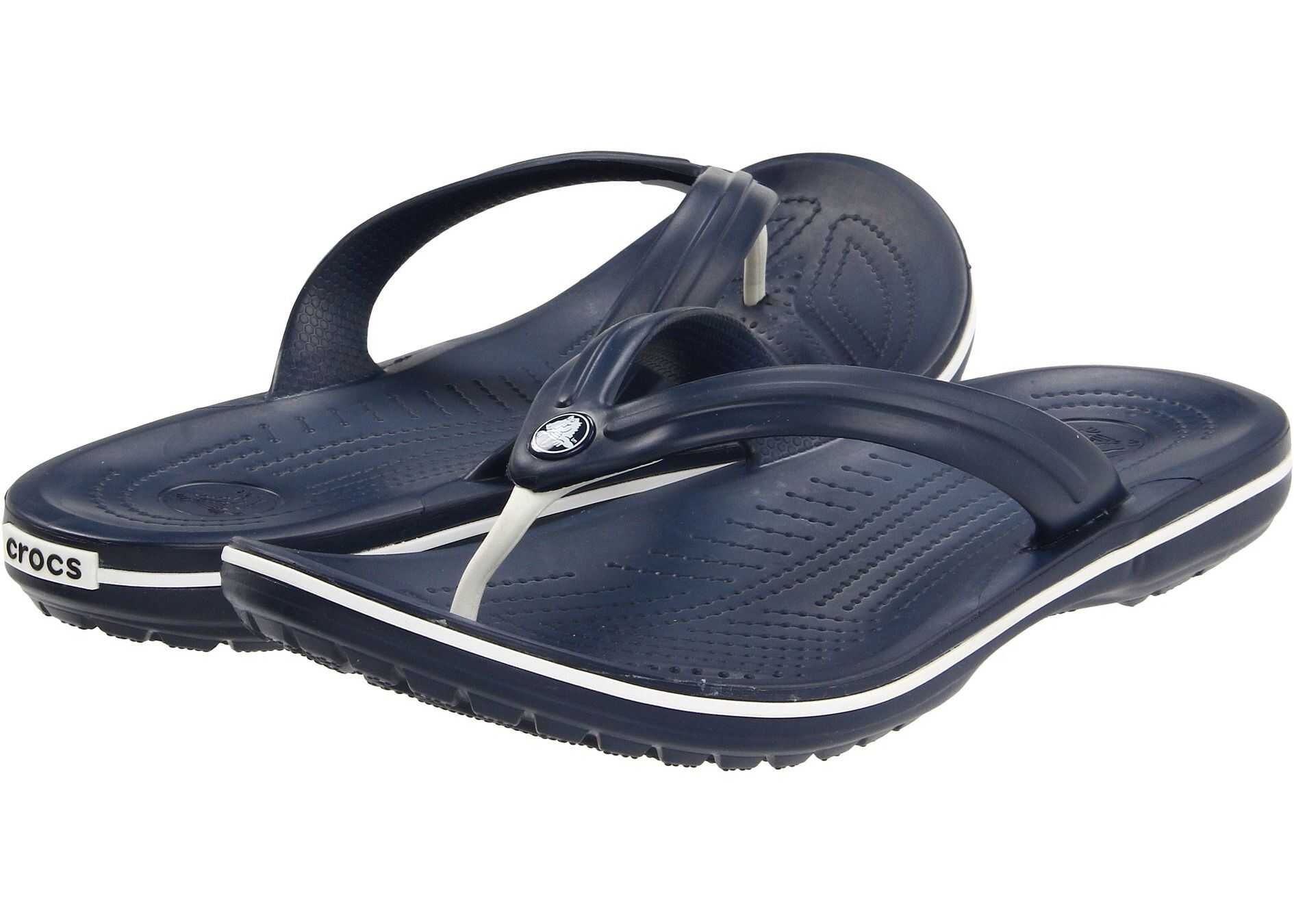 Slap Crocs Crocband Flip Navy