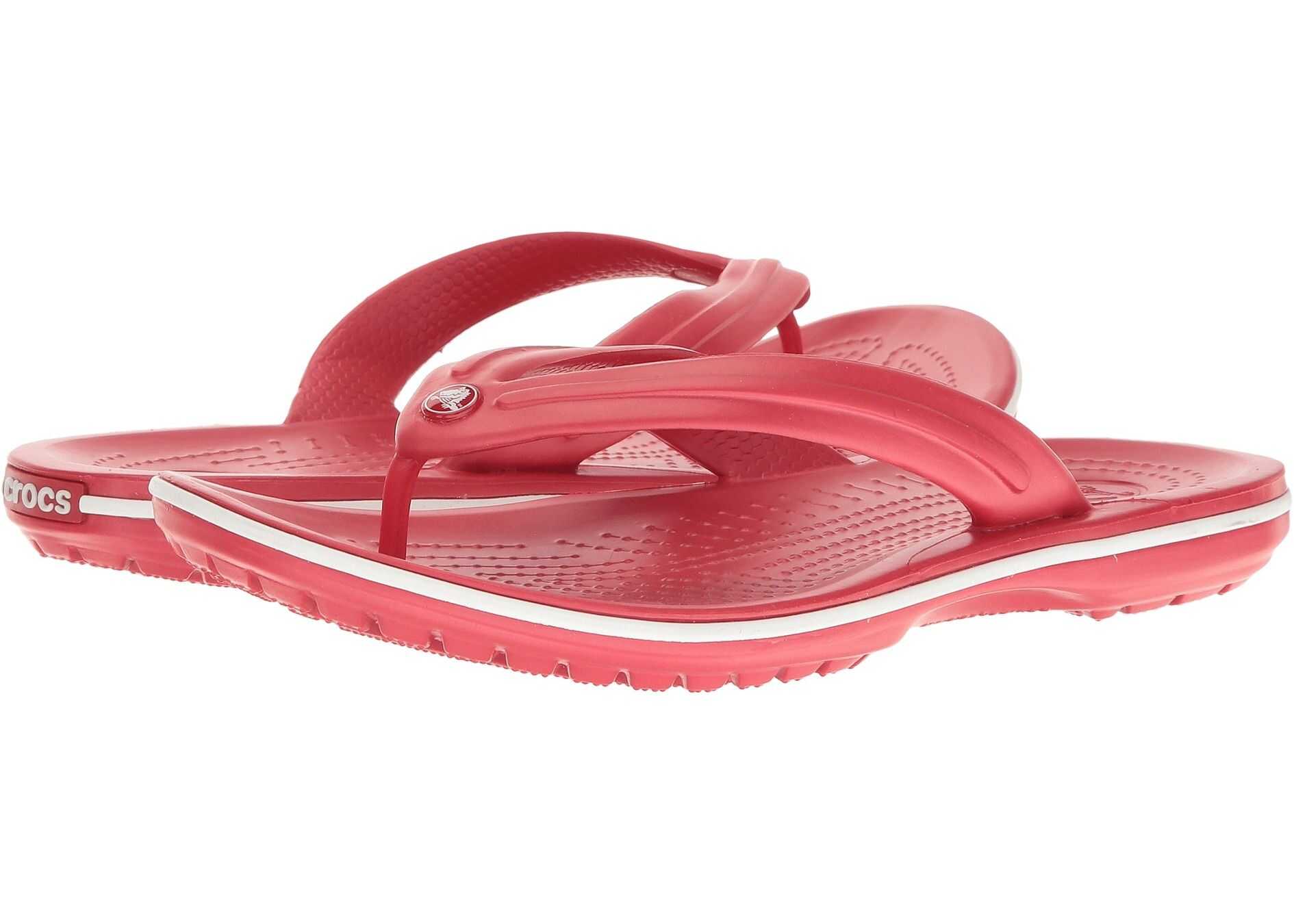 Slap Crocs Crocband Flip Pepper/White