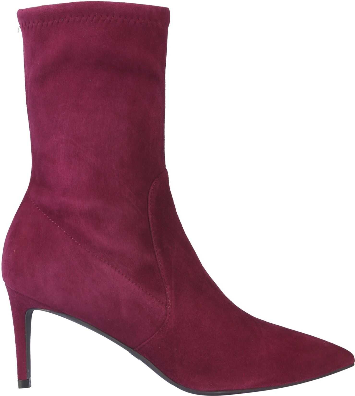 Cizma Stuart Weitzman Wren Boot BORDEAUX
