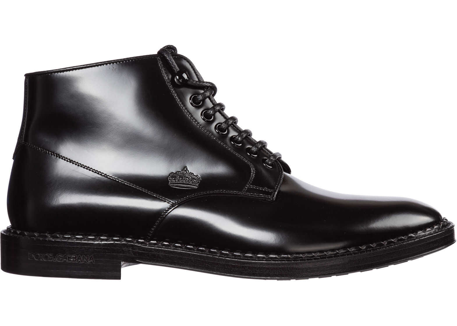 Dolce & Gabbana Boots Marsala Black