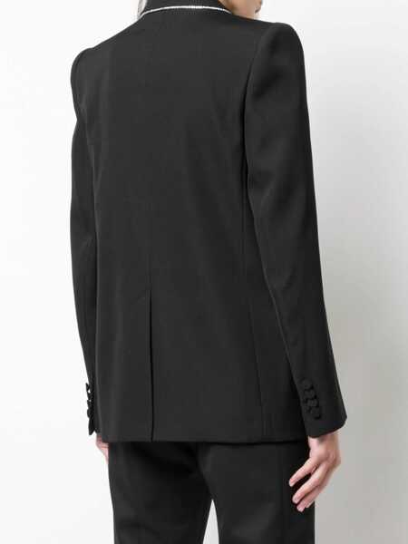 Sacouri Givenchy Wool Blazer With Strass BLACK Femei (BM 6951439) 4