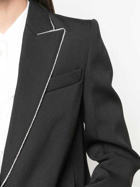 Sacouri Givenchy Wool Blazer With Strass BLACK Femei (BM 6951439) 5