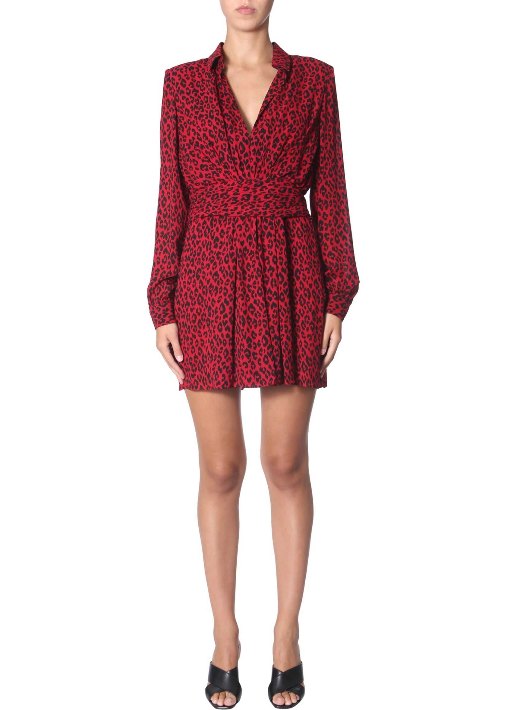 Saint Laurent Shirt Dress ANIMALIER