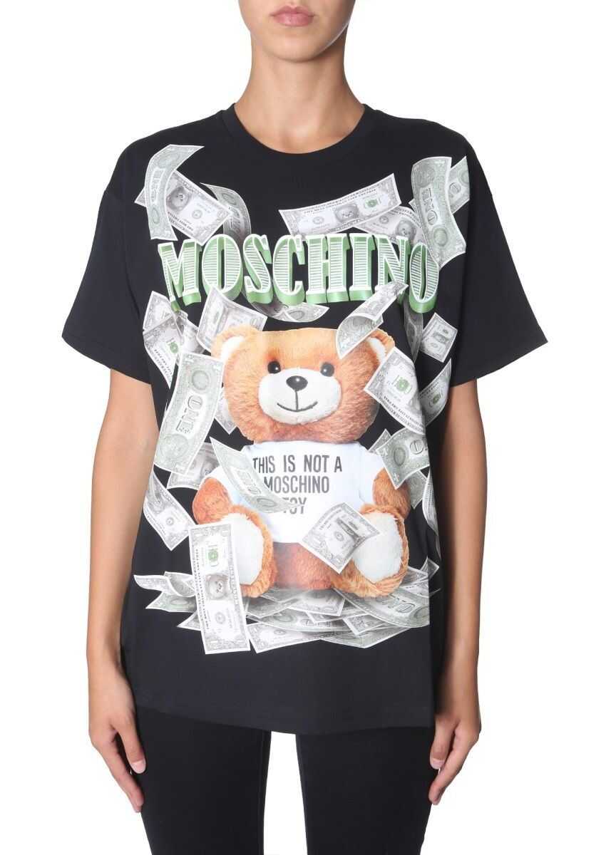 Moschino Cotton T-Shirt BLACK