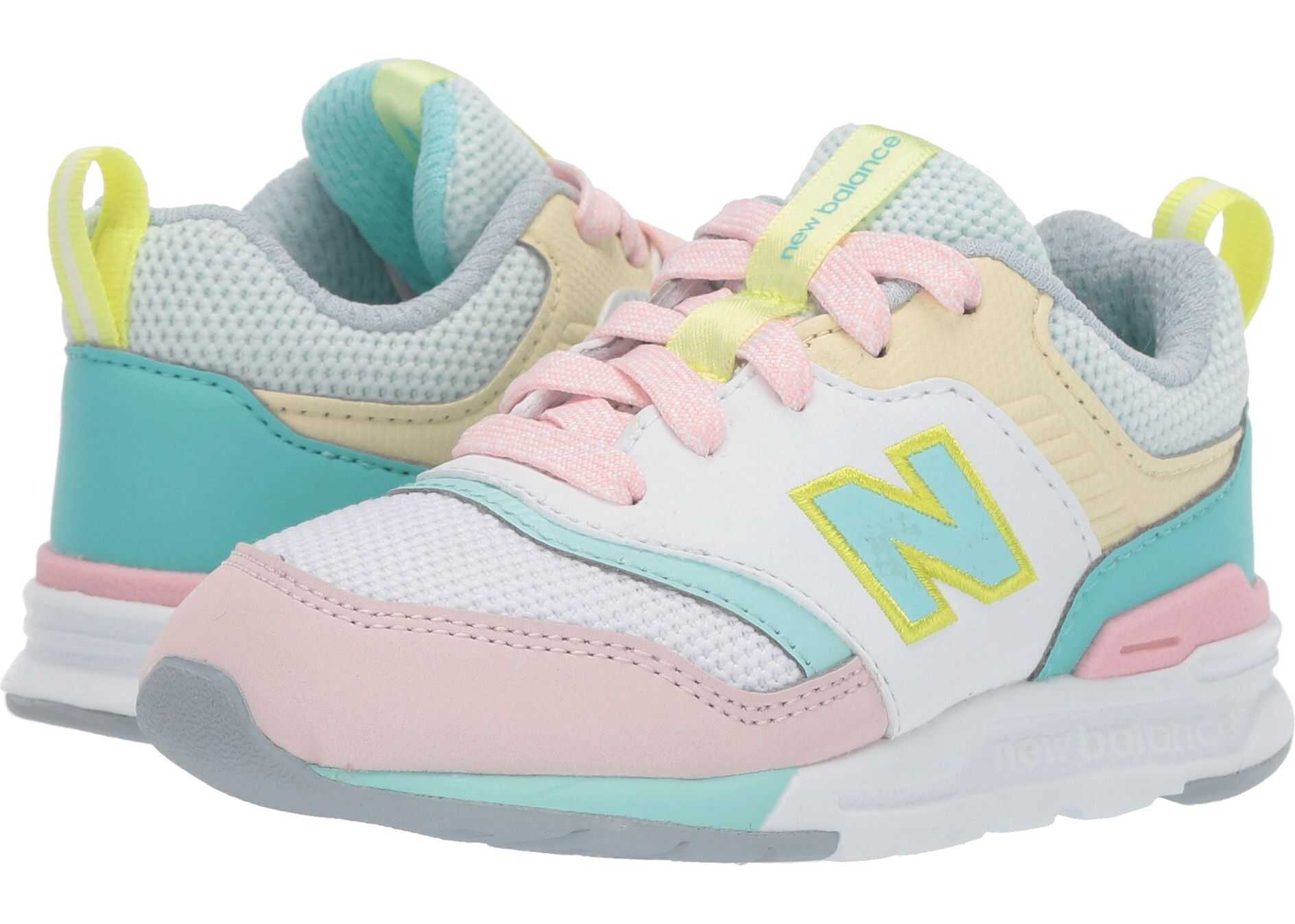 New Balance Kids 997Hv1 (Infant/Toddler) Light Tidepool/Oyster Pink