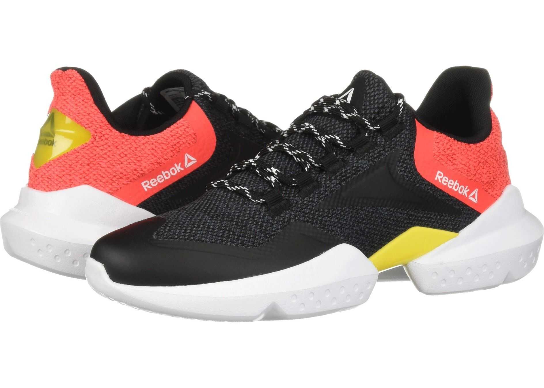 Reebok Split Fuel Black/True Grey/Neon Red/Red/Go Yellow/White