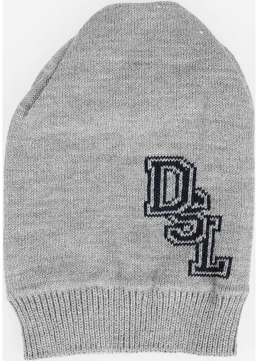 Diesel Kids Embroidered FROLLY Hat GRAY