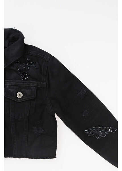 Geci de blugi Diesel Effect Vintage Jevise Jacket Black Baieti (BM 6954880) 2