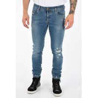 Blugi slim fit 15cm Distressed SLEENKER Jeans L.32 Barbati