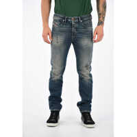Blugi slim fit Stonewashed Denim BUSTER L.32 Jeans Barbati