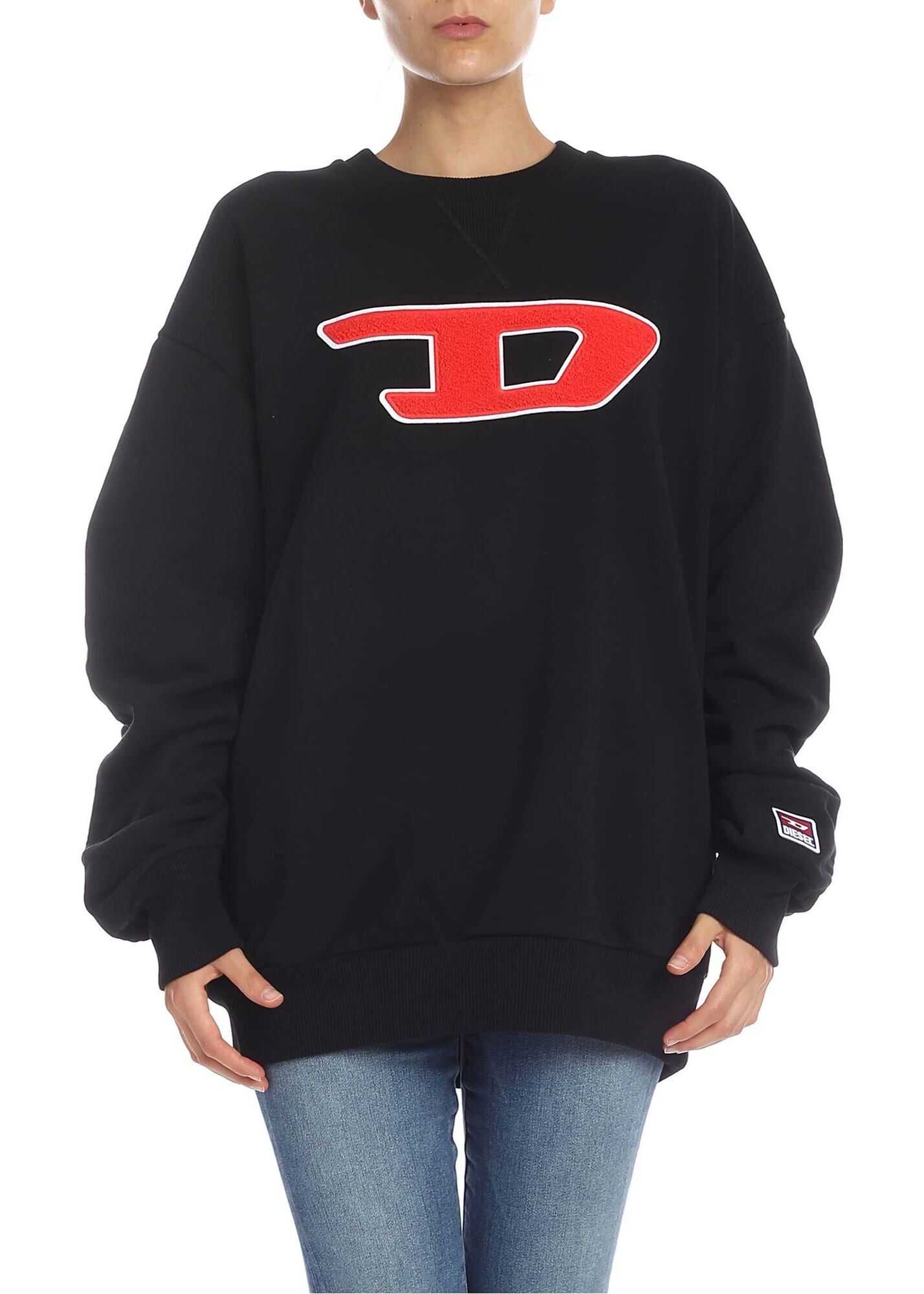 Bluza Diesel Arap Sweatshirt In Black Black