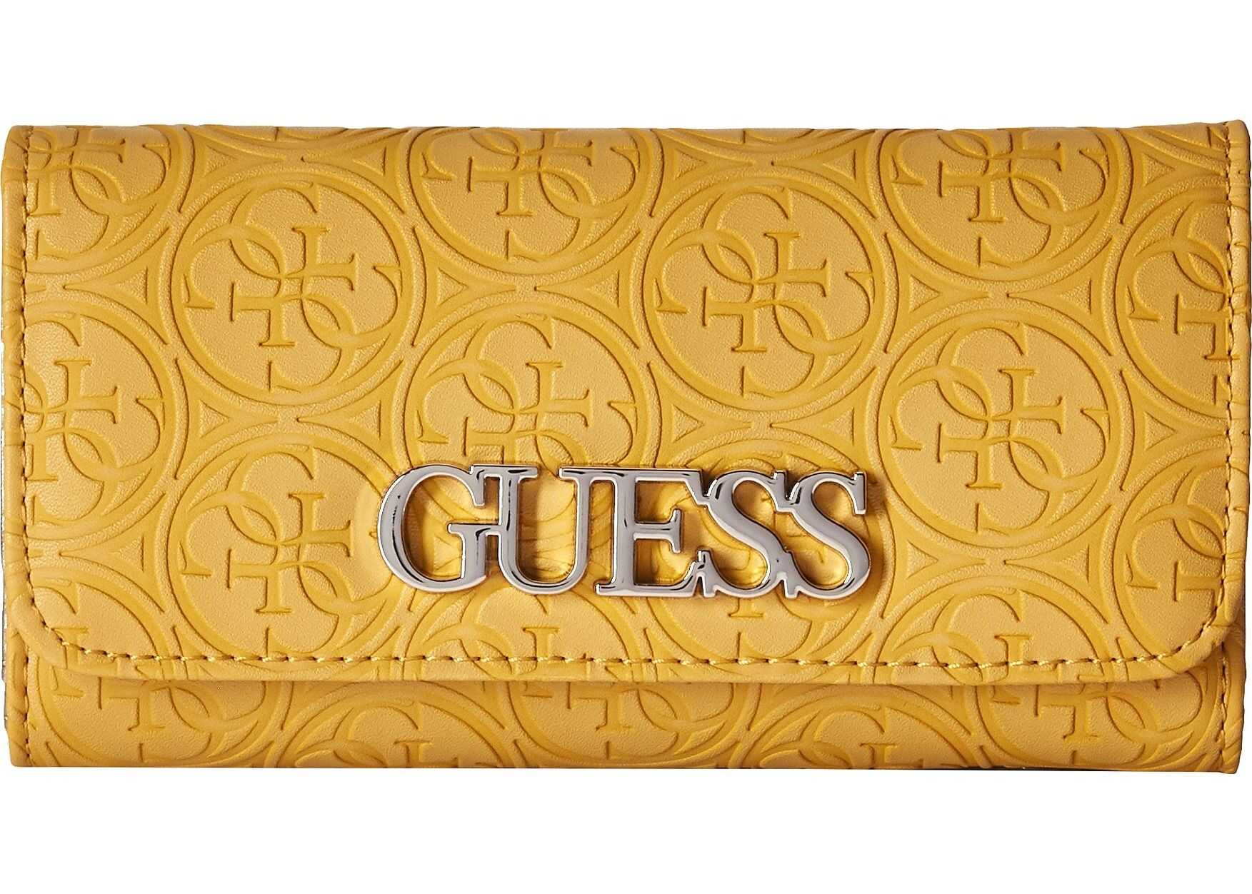 GUESS Heritage Pop SLG Slim Clutch Marigold