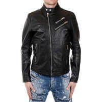 Geci de piele L-OYTON Leather Jacket with Zip Details Barbati