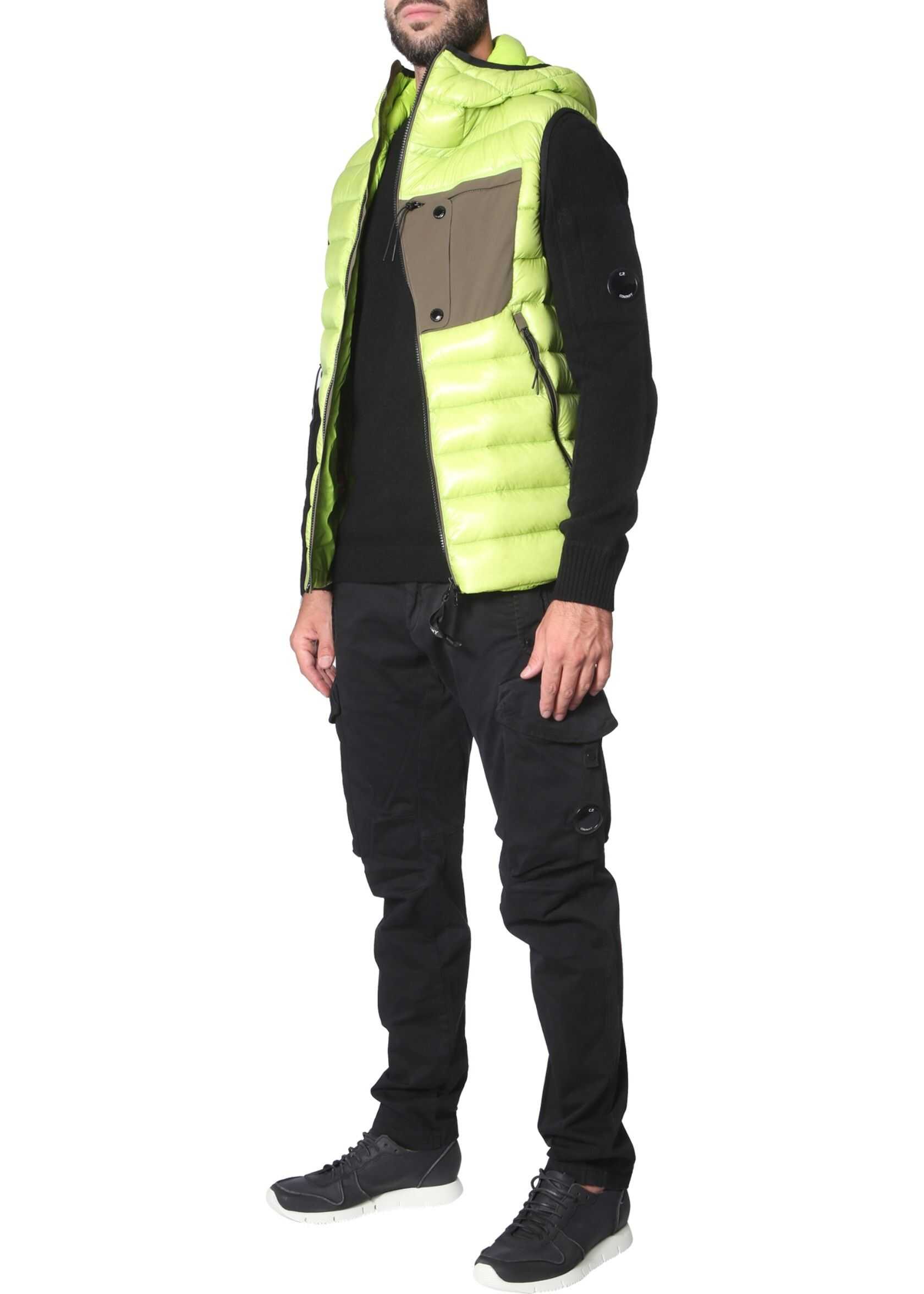 C.P. COMPANY D.d. Padded Sleeveless Shell Jacket GREEN