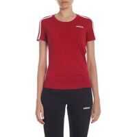 Tricouri E 3Stripes Slim T-Shirt In Dark Red Femei