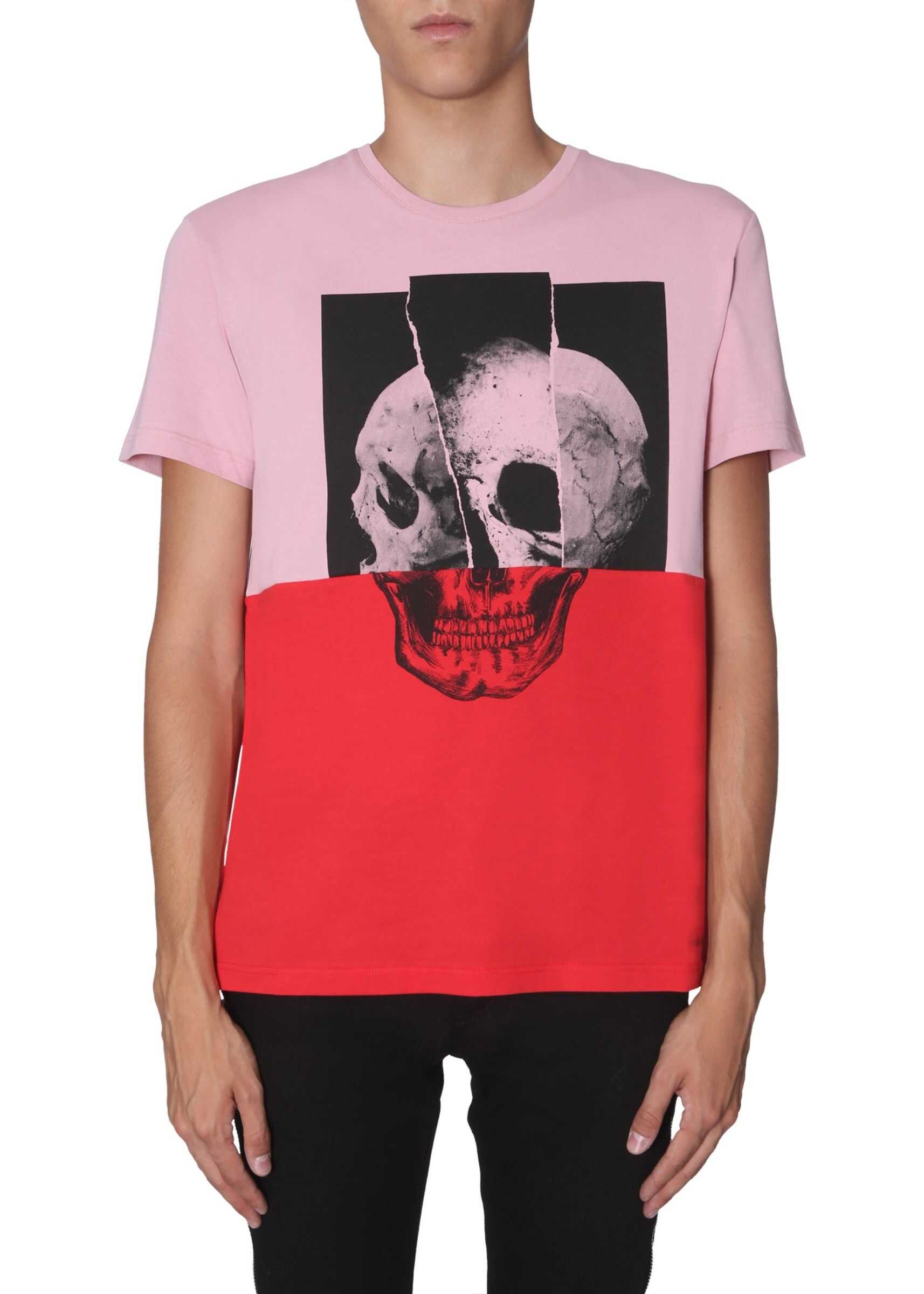 Alexander McQueen Round Neck T-Shirt MULTICOLOUR