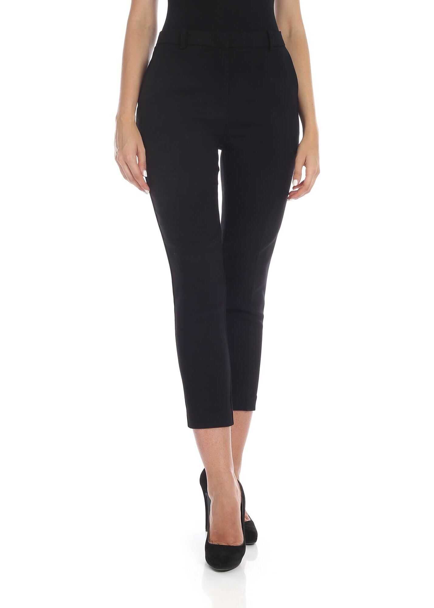 Pinko Bella 6 Trousers In Black Black