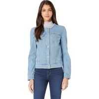 Geci de blugi Cotton Twill Collarless Trucker Femei