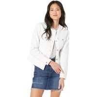 Geci de blugi Cotton Twill Collarless Trucker Femei