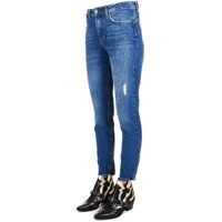 Pantaloni casual Mom jeans with strass Femei