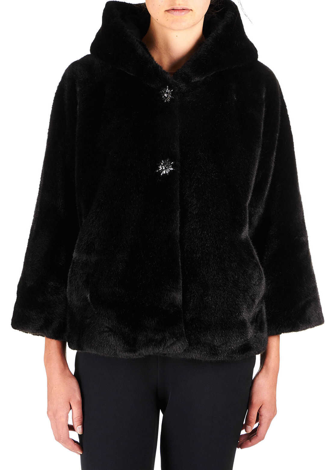 Faux fur jacket