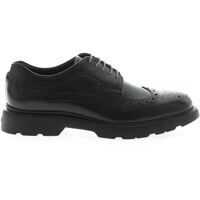 Ghete Derby Shoes Brogue H393 In Black Barbati