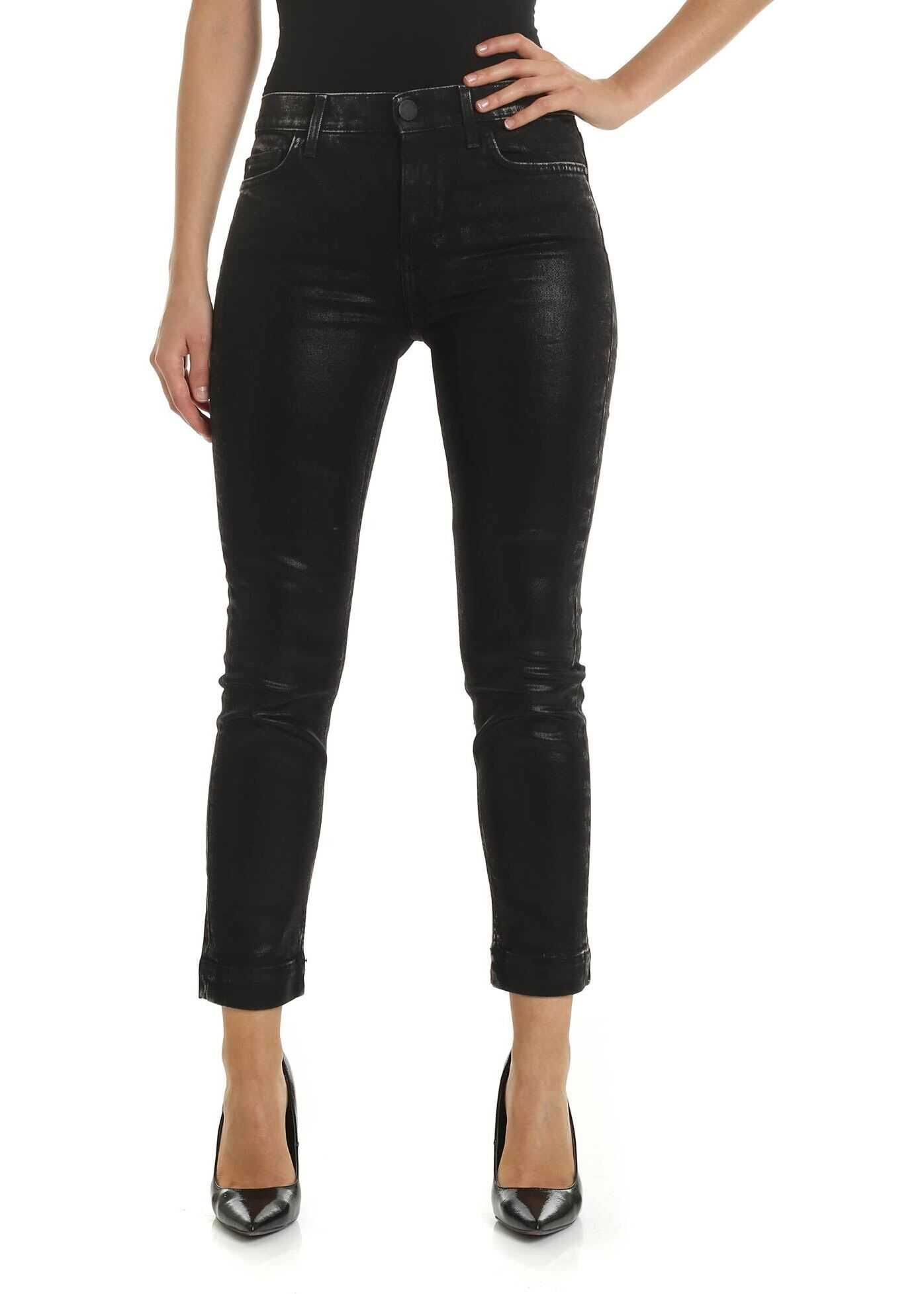 Blug Pinko Sabrina 1 Black Vintage Effect Jeans Black